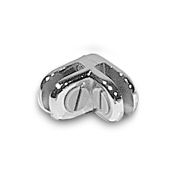 2 Way Glass Connector-Chrome – 2 way glass connector