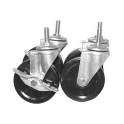 3" Ball Bearring Casters – retail display