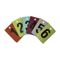 – dressing room numbers