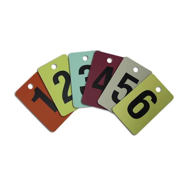 – dressing room numbers