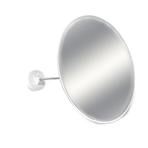 Convex security mirror for retail store surveillance and loss prevention