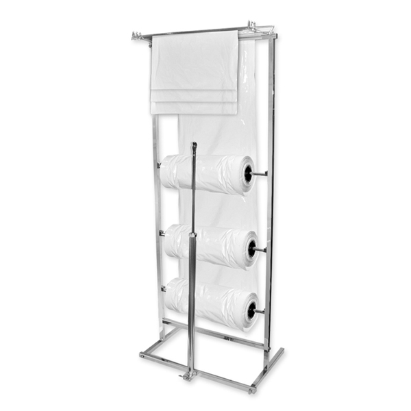 3 roll bagging unit dispenser for poly garment bags