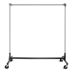 Heavy duty nestable H rack for garment storage and transport