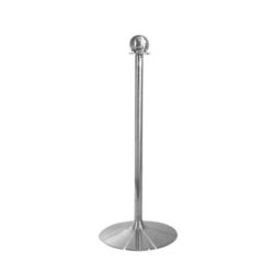Economy public guidance sign stanchion for crowd control and wayfinding