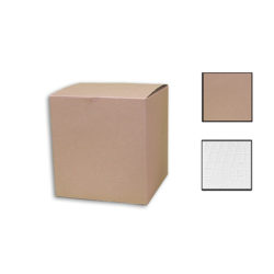 8 x 8 x 8.5 inch white gift box for retail packaging