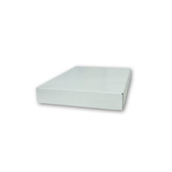 10 x 7 x 1.25 inch white apparel box for retail packaging