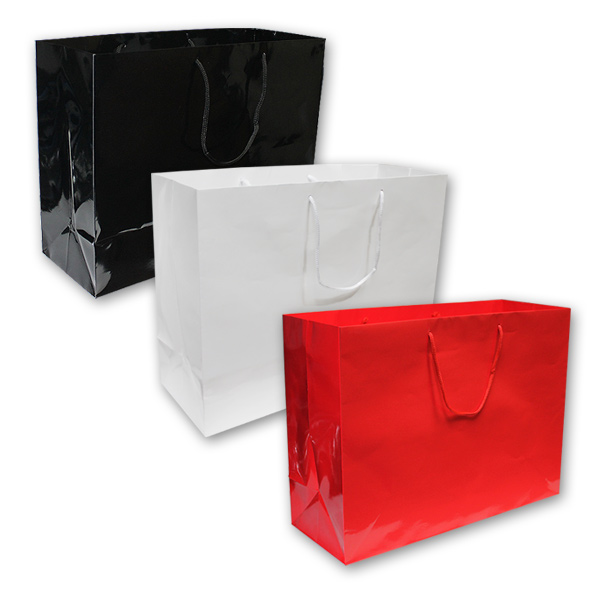 Glossy Euro-Tote Vogue Bags retail packaging display