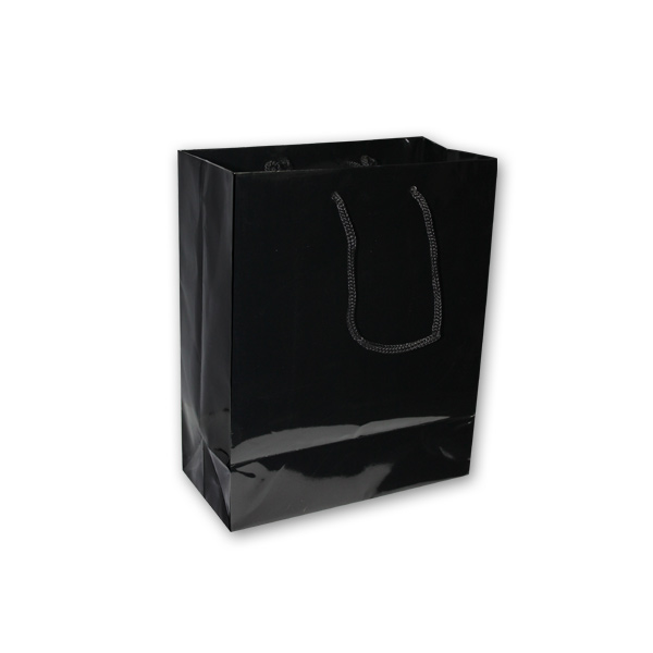 Euro-tote cub bag with glossy finish for gift packaging