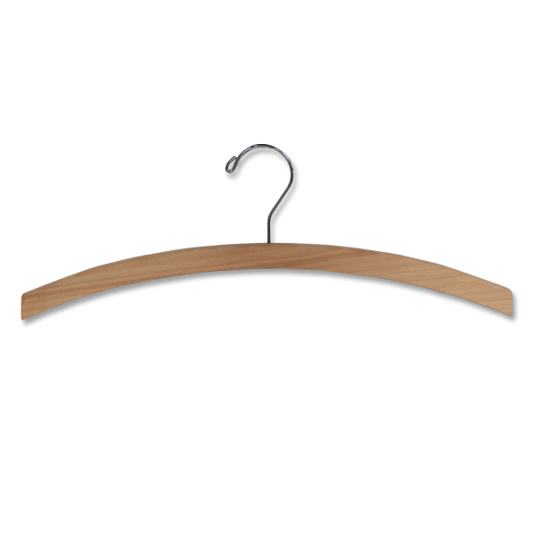 16" Wood Dress & Top Hanger – retail display
