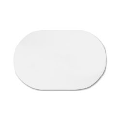 White leatherette pad 4 by 7 inches for jewelry display