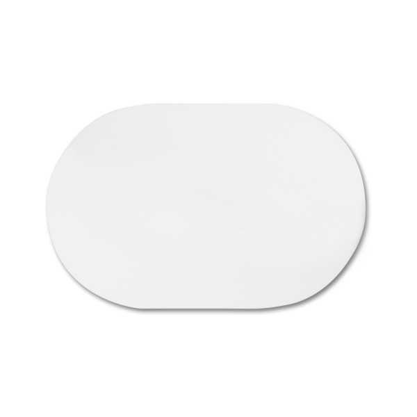 White leatherette pad 4 by 7 inches for jewelry display
