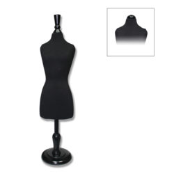 Black Jersey 23" Mini Display Form with Neckblock