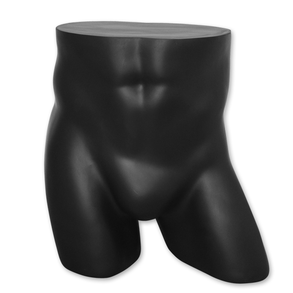 Male underwear form mannequin for displaying men briefs and underwear in retail stores