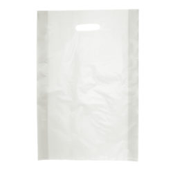 Die Cut Handle Frosted Bag - 14" x 21" x 3" retail packaging display