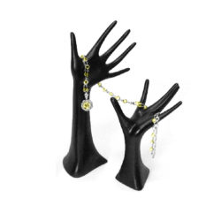 Black 14" Standing Jewelry Display Hand for Rings and Bracelets