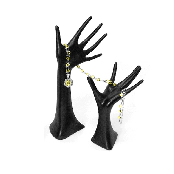 Black 14" Standing Jewelry Display Hand for Rings and Bracelets