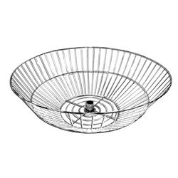 Basket spinner display rack for retail point of purchase