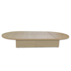 54" Maple Oval Base – retail display