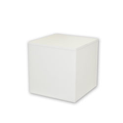 18 inch high knockdown display base pedestal JDC 1818B black for retail