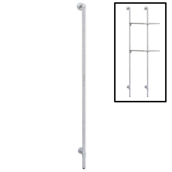 Pipe Style 90" Outrigger in White - white pipe outrigger