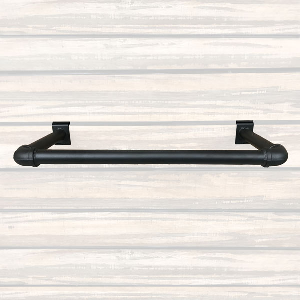pipe style u-shaped hangrail slatwall