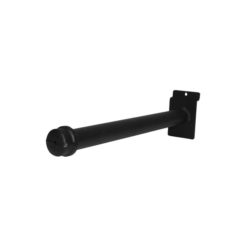 Pipe style 12 inch faceout for slatwall panel garment and merchandise display