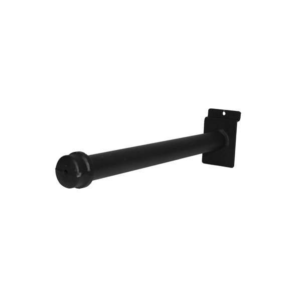 Pipe style 12 inch faceout for slatwall panel garment and merchandise display