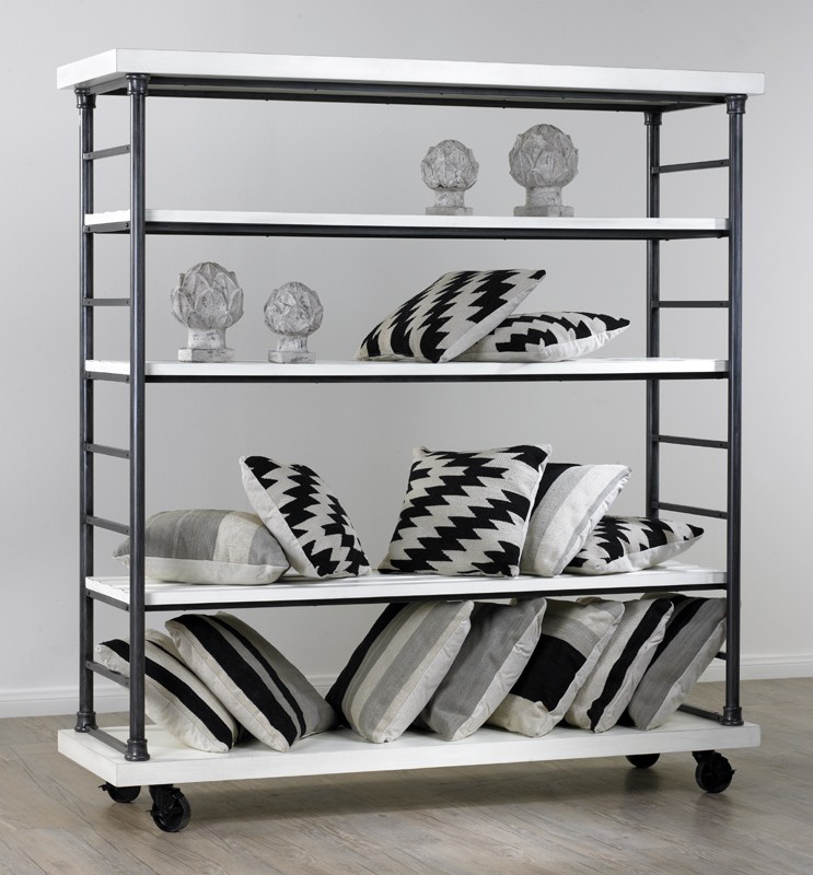 rolling shelving unit