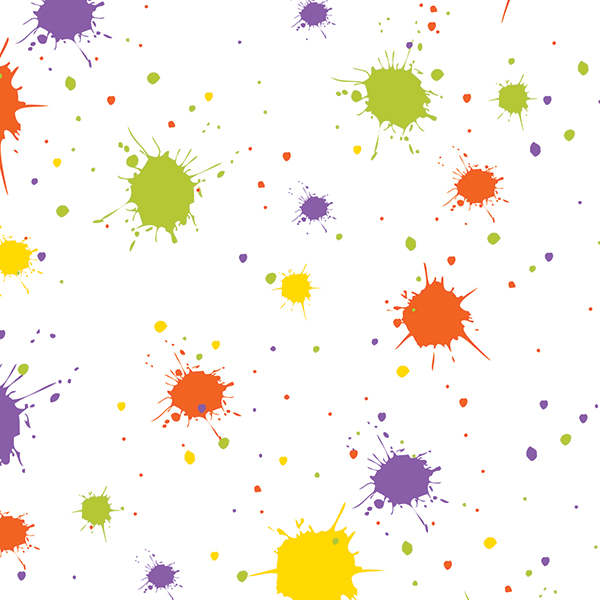 splatter tissue paper
