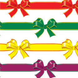 rows of bows tissue