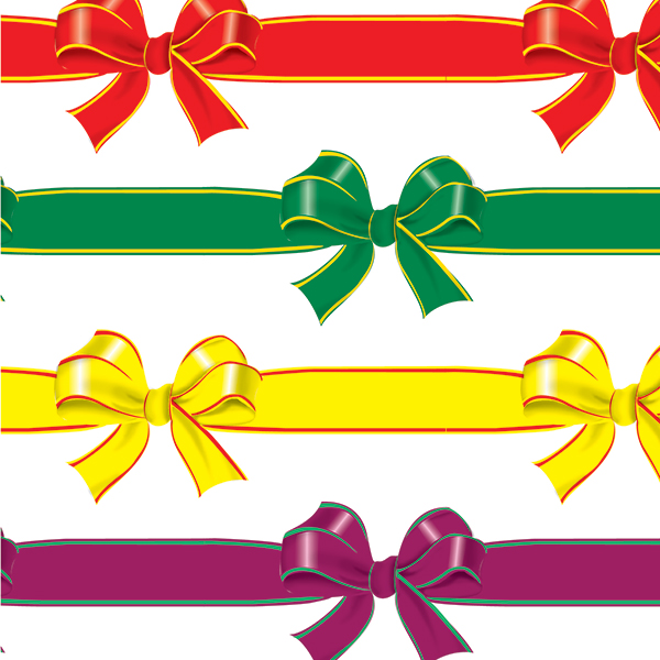rows of bows tissue