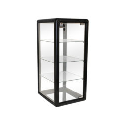 Third size aluminum framed glass counter display case for jewelry retail store