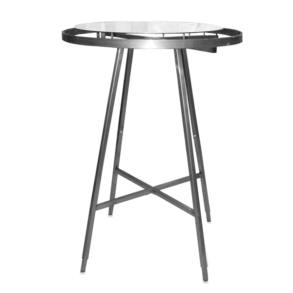Black 60 inch round garment rack for retail stores