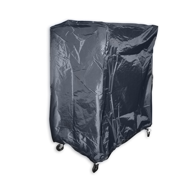 Garment rack cover for protecting clothing on racks