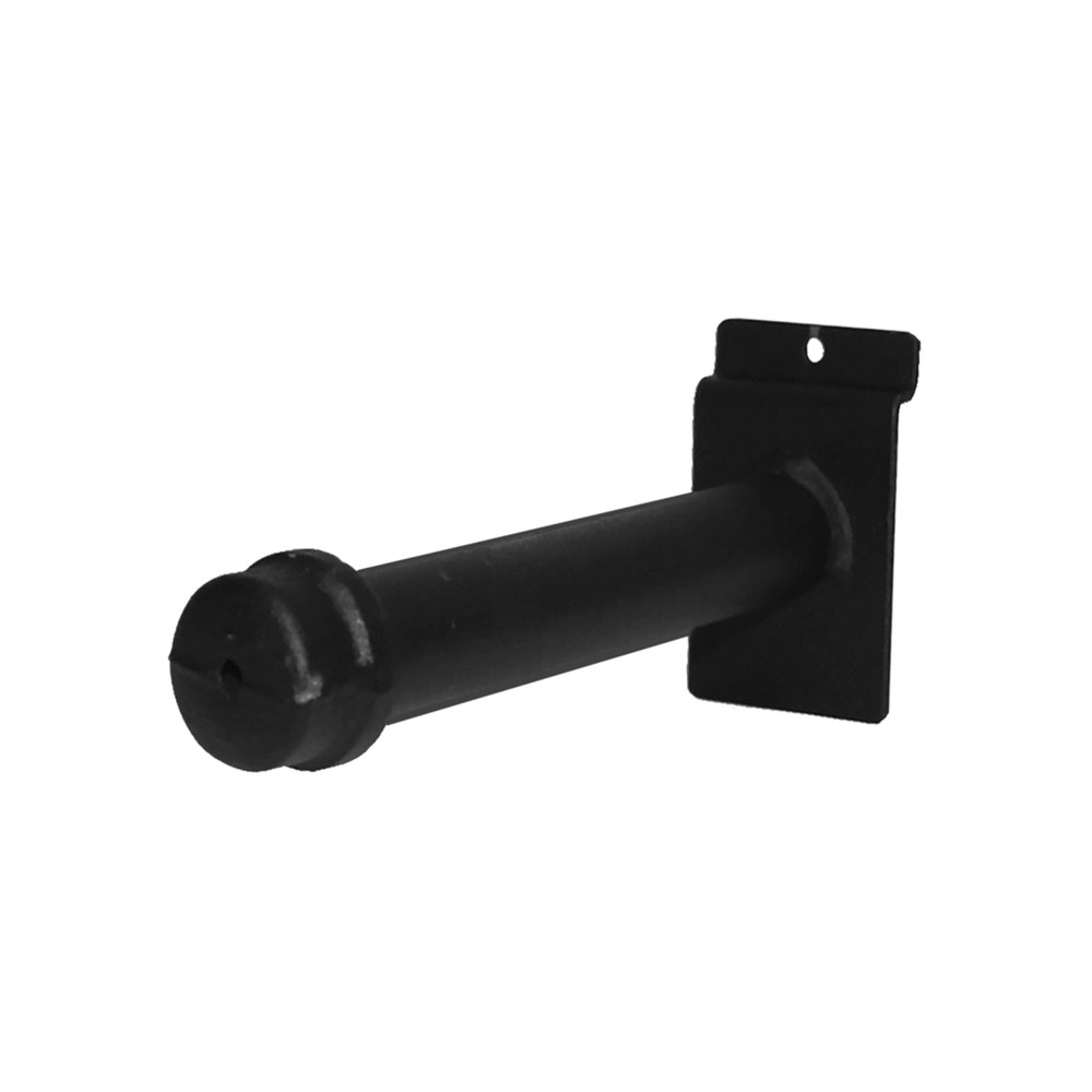 Pipe style 6 inch faceout for slatwall panel garment and merchandise display