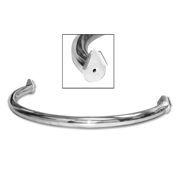 End hangrail attachment for double garment racks