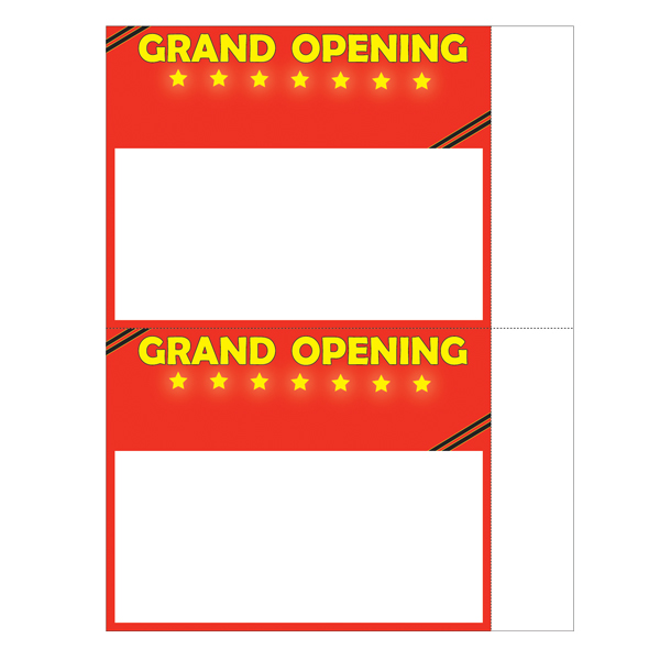 "GRAND OPENING" Sign – grand opening sign