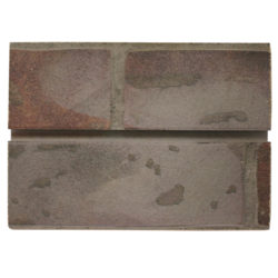 red brick slatwall