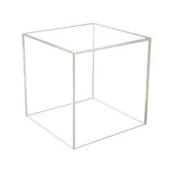 10 inch 5 sided clear acrylic cube bin C38010-5 for retail display
