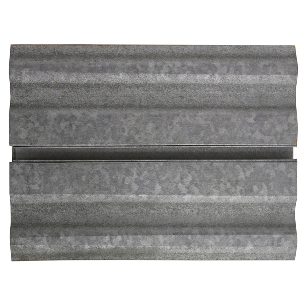 galvanized metal slatwall