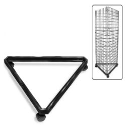 3-way triangle dolly base with casters for gridwall panel displays