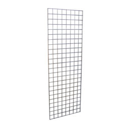 2 foot by 6 foot gridwall panel in black for retail wall and freestanding displays
