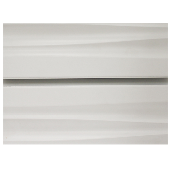 white wave slatwall