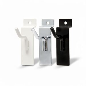 1 inch heavy duty slatwall hook for retail display