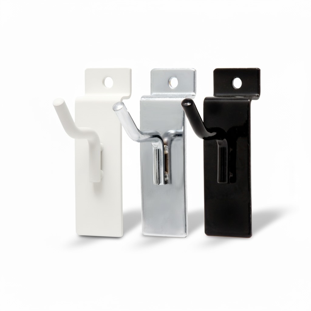 1 inch heavy duty slatwall hook for retail display