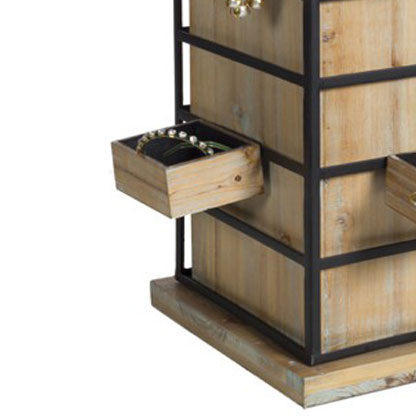 wood spinner jewelry box