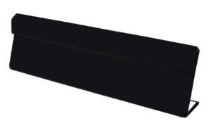 Black velvet 5 pair earring display stand 10 long by 3 tall