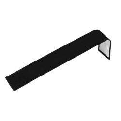 Black velvet small jewelry display ramp 2.125 high by 8 long by 1.5 wide