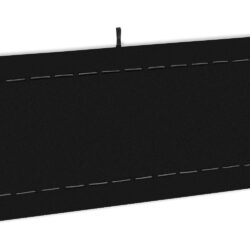 Black velvet watch display pad with elastic straps holds 12 watches