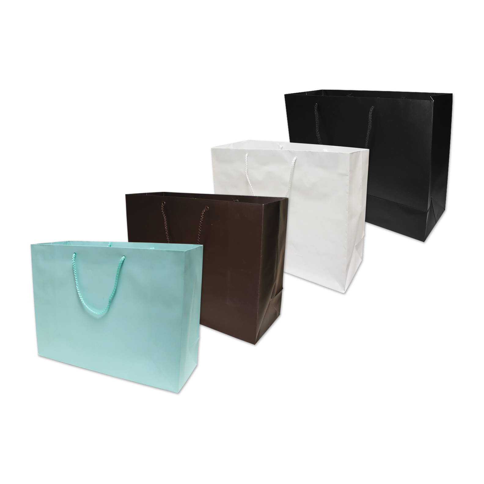 Matte Euro-Tote Vogue Bags retail packaging display